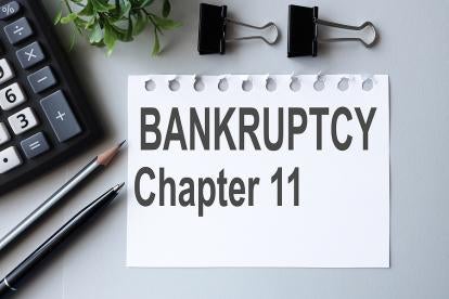 Chapter 11 bankruptcy filings for businesses in NY, RI, ME, DE, MA