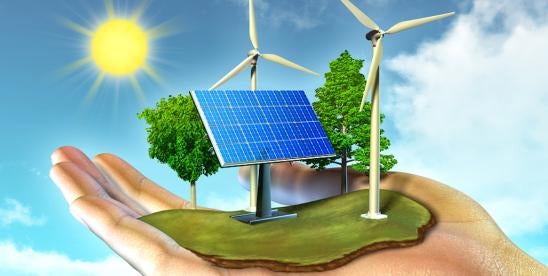 Green power alternatives in hand