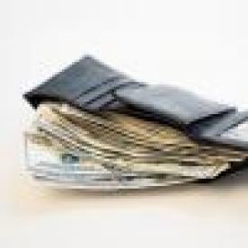 Wallet stuffed with cash money, fiscal cliff definition 