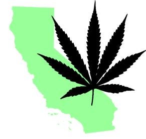 marijuana leaf, california, advertising