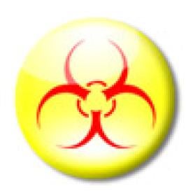 yellow biohazard