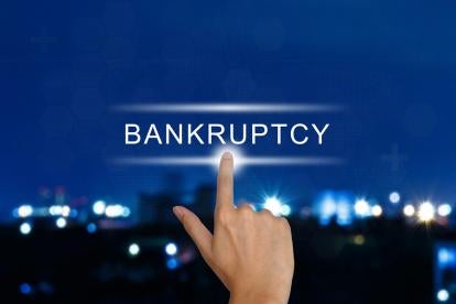 Energy Sector bankruptcy filings chapter 11 chapter 7
