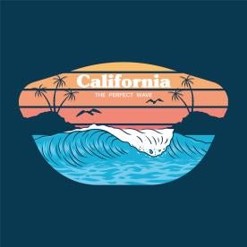 California Graphic: The Perfect Wave