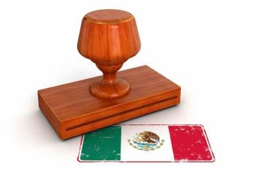 official stamp of Mexico
