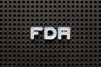 FDA on Black Background