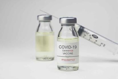 COVID Vaccine vials
