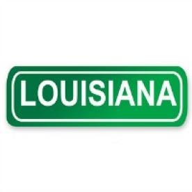 Louisiana, road sign