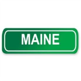Maine, Road SIgn