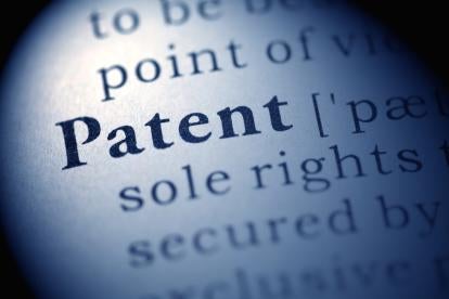 Patent Definition on Book Page