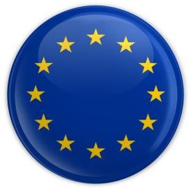 EU button, european parliament