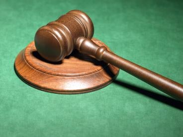 gavel on green background, second circuit, california