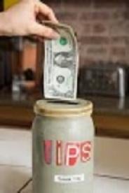 tip jar, dollar, FLSA