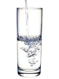 water in glass, drinking water supply, landfill