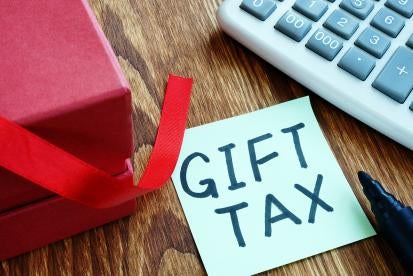 Latest Gift Tax Proposal from Congress