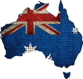All of Australia will not fit on this map