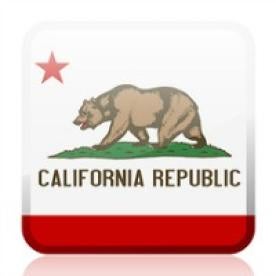California state button 