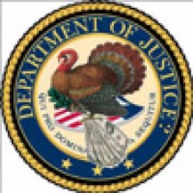 DOJ logo, FTC, antitrust regulations