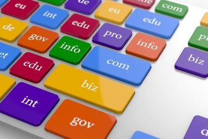 gTLDs, Domain names