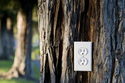 outdoor electricity - it's coming