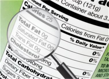 food label, FDA, food labeling standards