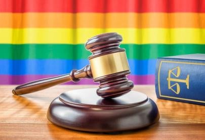 gavel and rainbow flag, lgbt rights, seventh circuit