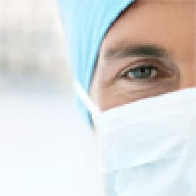 Health Care Worker in Surgical Mask