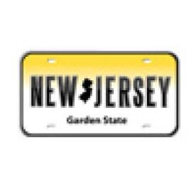 New Jersey License Plate Illustration