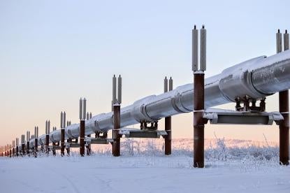pipeline, snow