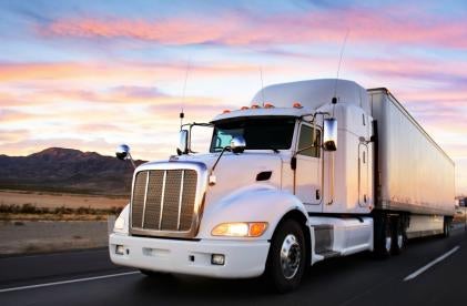 Semi Truck, New Rule Permits Windshield-Mounted Safety Devices