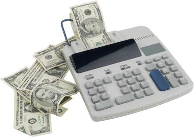 calculator with money