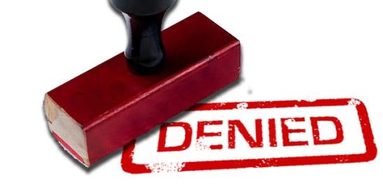 denied stamp used for employment litigation about disability