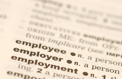 Definition of employee employer employment