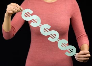 money chain, equal pay, merit-based bonus