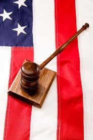 gavel on us flag, supremecourt, manufacturing abroad