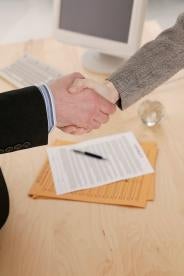 contract, handshake agreement