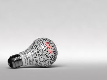 idea, bulb, investor, words, patent