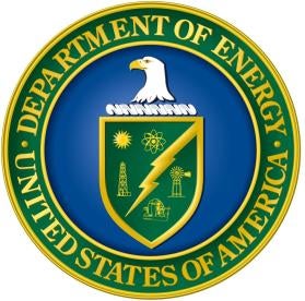Department of Energy DOE logo on workshop announcement
