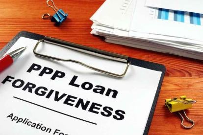 california business PPP loan forgiveness application