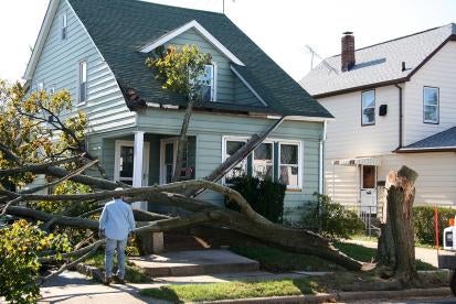 post-storm property damage affects value