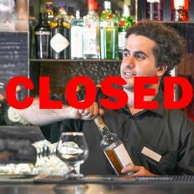 non-essential businesses restaurants bars closed in Pennsylvania & New Jersey