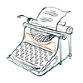 Manual Typewriter Illustration