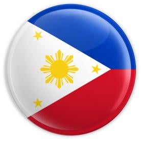 Philippines Flag Button