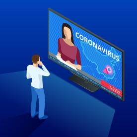 television and online advertising around coronavirus