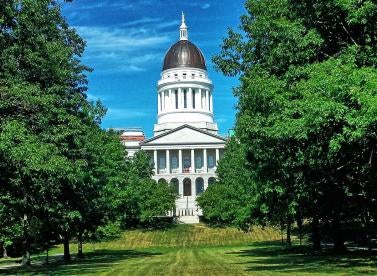 Maine Capitol building in Maine