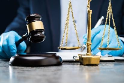 covid-19 litigation scales of justice 