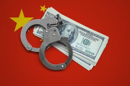 China crackdown on counterfeit goods