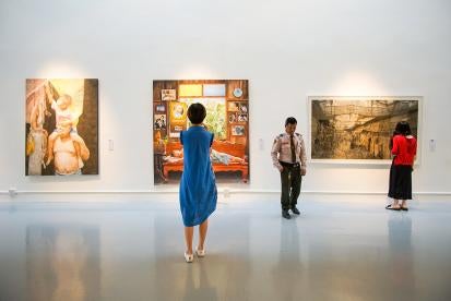 art galleries hold peoples' beliefs