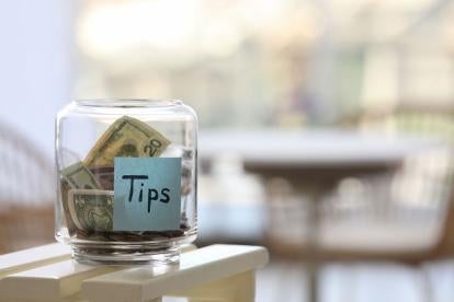 Tips Do Not Count Toward Minimum Wage in California