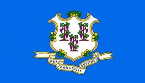Connecticut, flag, crest 