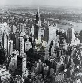 New York City Skyline Black and White